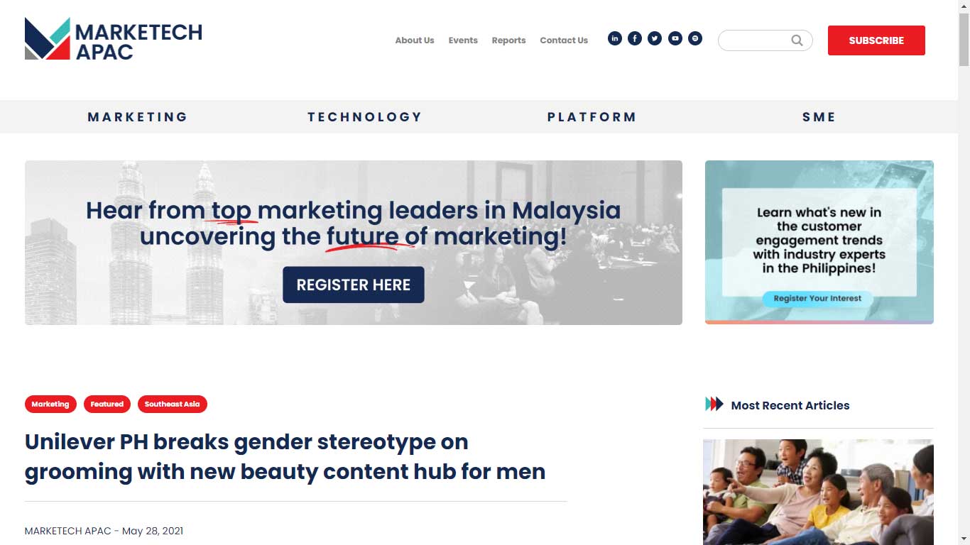 By Marketech APAC – Beauty Hub Breaks Gender Stereotypes (interview with Fe)